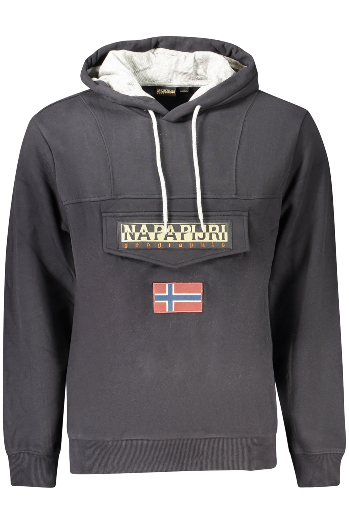 NAPAPIJRI FELPA SENZA ZIP UOMO NERO
