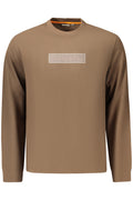 NAPAPIJRI T-SHIRT MANICHE LUNGHE UOMO MARRONE