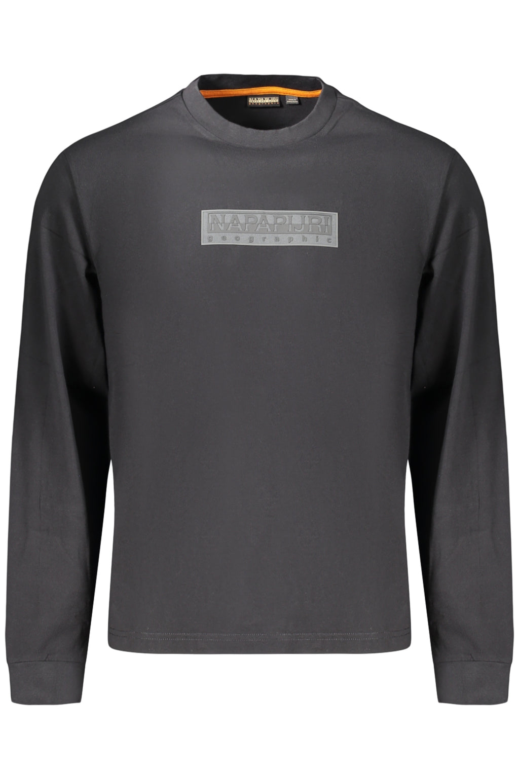 NAPAPIJRI T-SHIRT MANICHE LUNGHE UOMO NERO