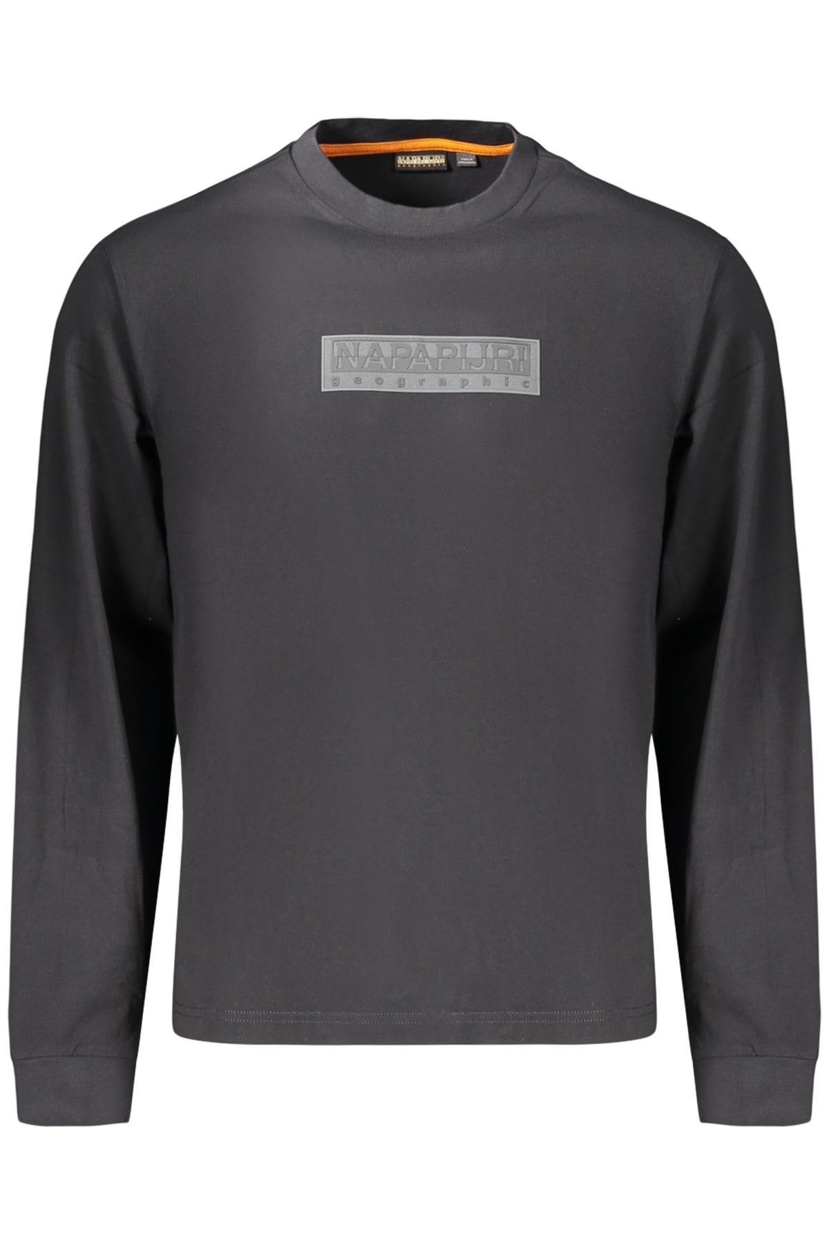 NAPAPIJRI T-SHIRT MANICHE LUNGHE UOMO NERO