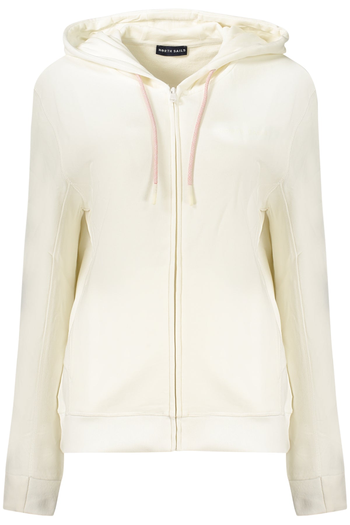 NORTH SAILS FELPA CON ZIP DONNA BIANCO