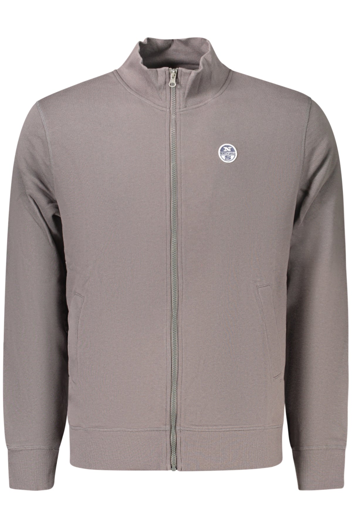 NORTH SAILS FELPA CON ZIP UOMO GRIGIO