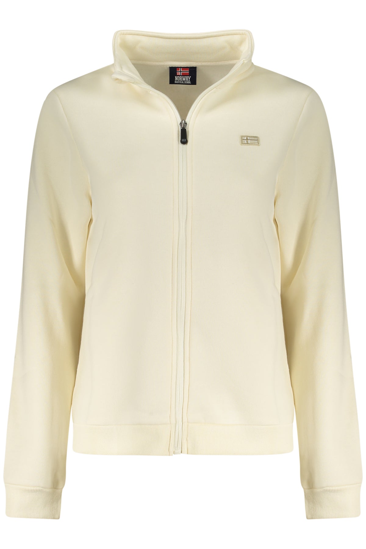 NORWAY 1963 FELPA CON ZIP DONNA BIANCO