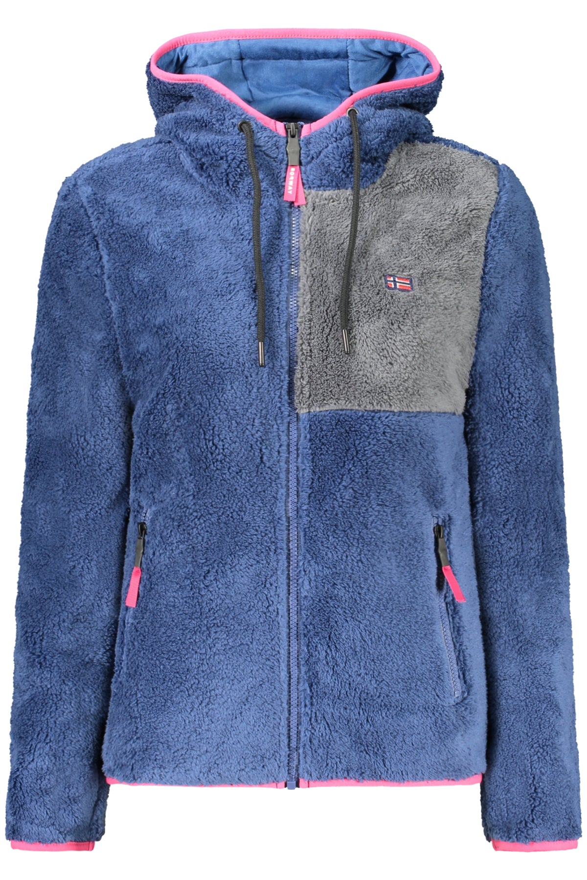 NORWAY 1963 FELPA CON ZIP DONNA BLU