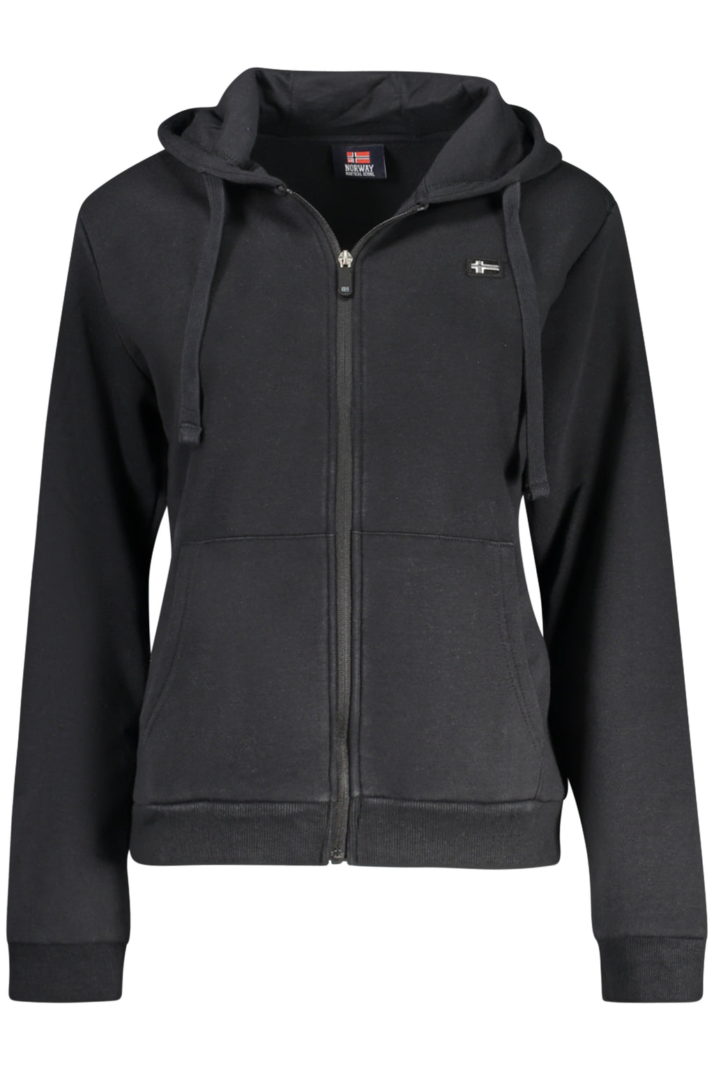 NORWAY 1963 FELPA CON ZIP DONNA NERO