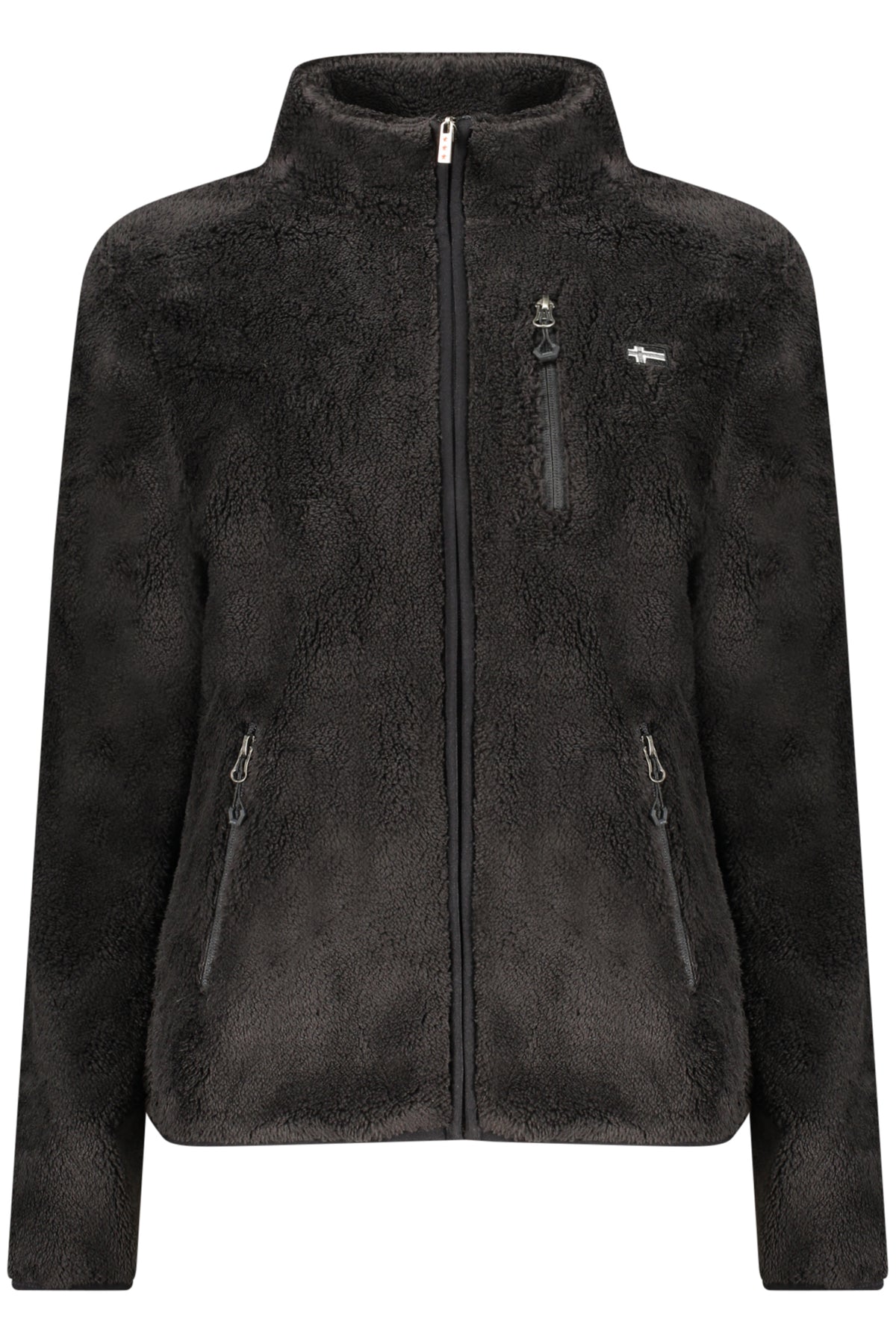 NORWAY 1963 FELPA CON ZIP DONNA NERO