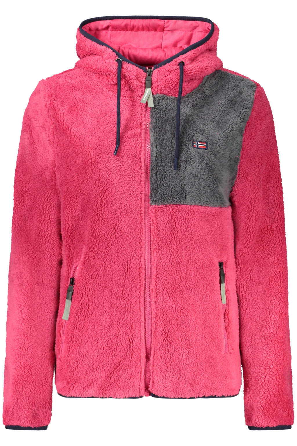 NORWAY 1963 FELPA CON ZIP DONNA ROSA