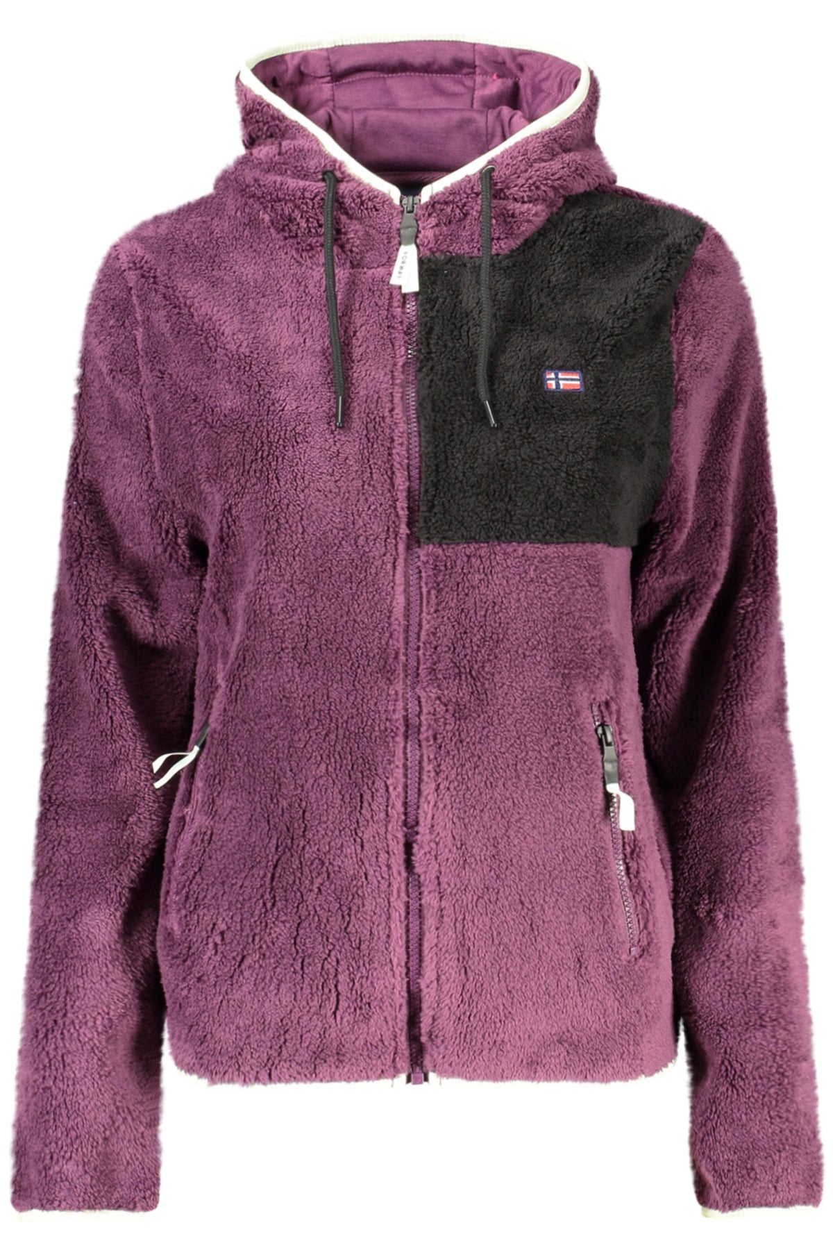 NORWAY 1963 FELPA CON ZIP DONNA VIOLA