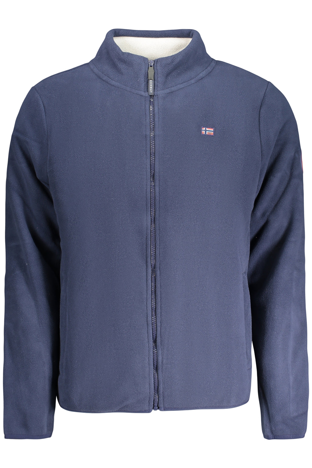NORWAY 1963 FELPA CON ZIP UOMO BLU