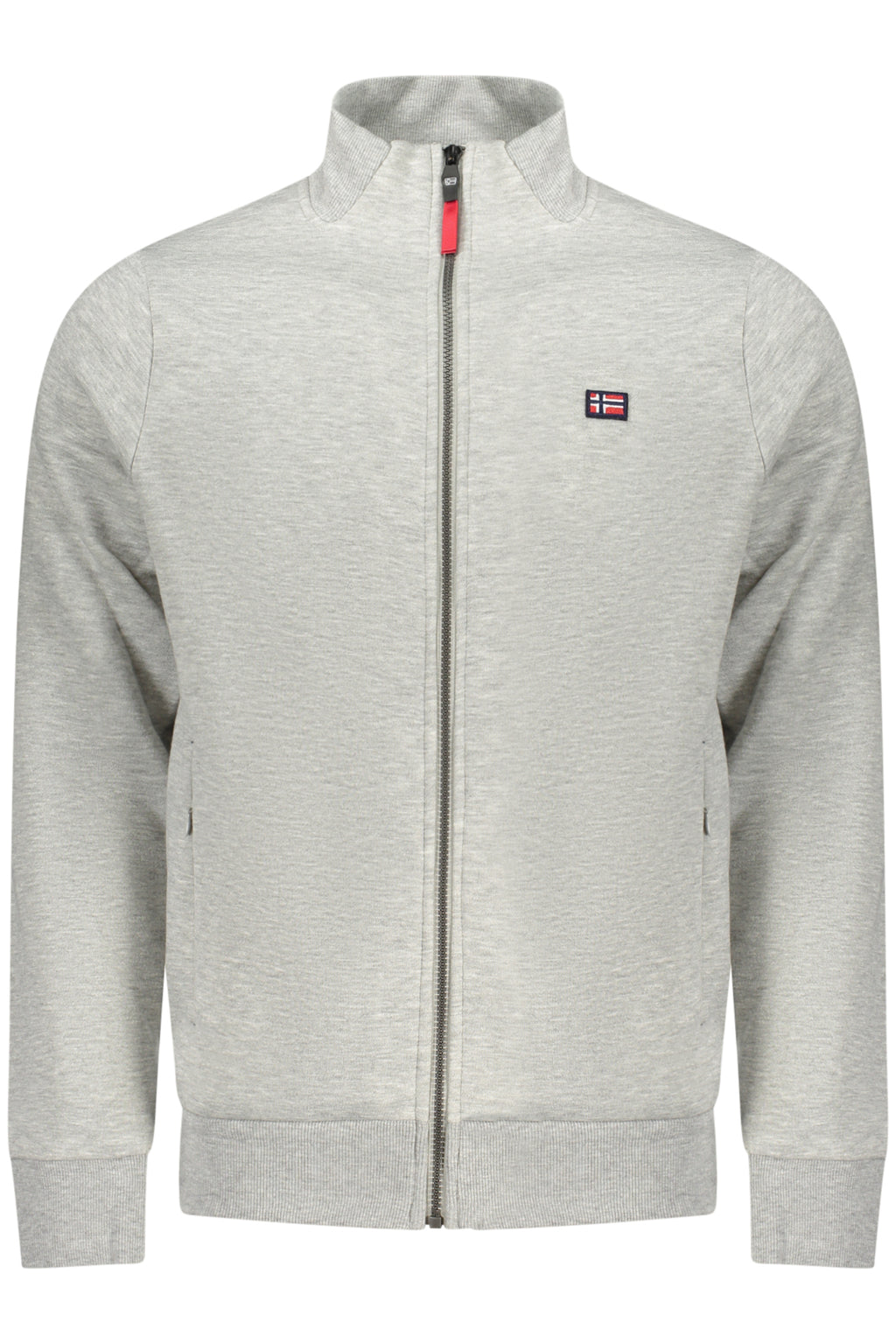 NORWAY 1963 FELPA CON ZIP UOMO GRIGIO