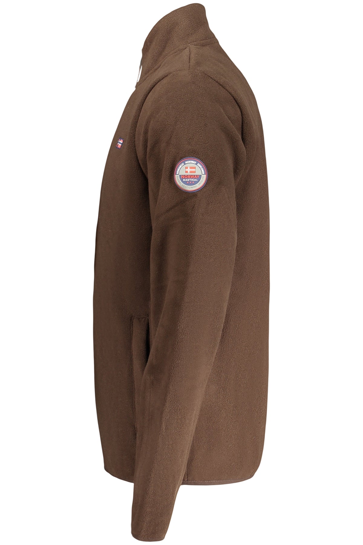 NORWAY 1963 FELPA CON ZIP UOMO MARRONE