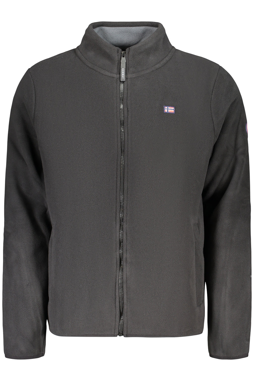 NORWAY 1963 FELPA CON ZIP UOMO NERO