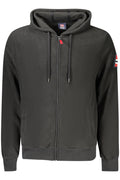 NORWAY 1963 FELPA CON ZIP UOMO NERO