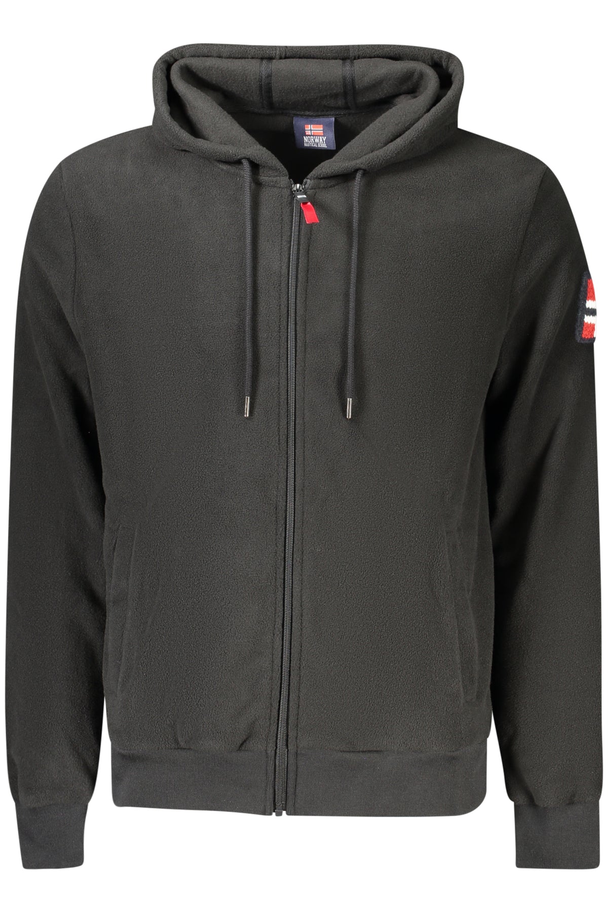 NORWAY 1963 FELPA CON ZIP UOMO NERO
