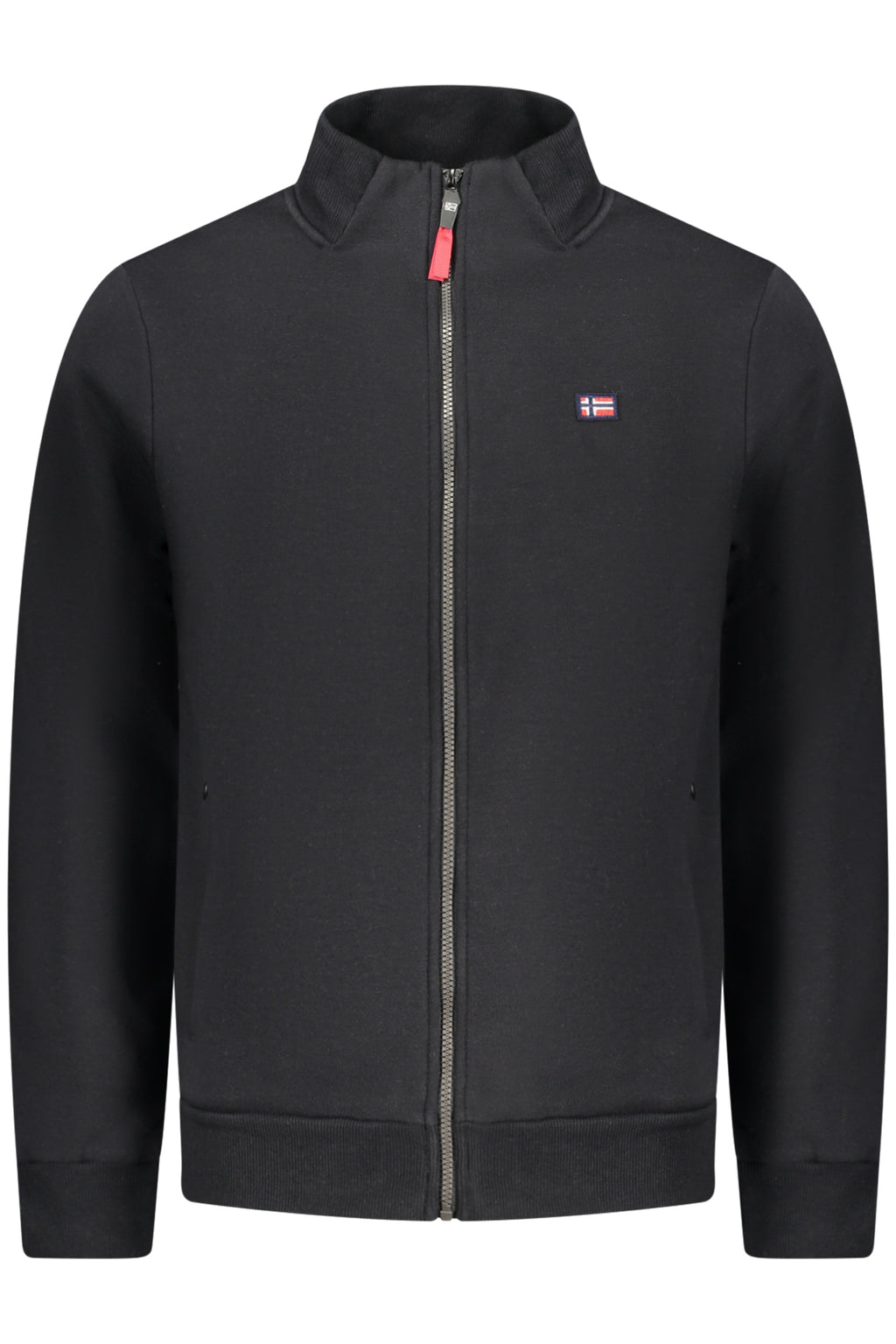 NORWAY 1963 FELPA CON ZIP UOMO NERO