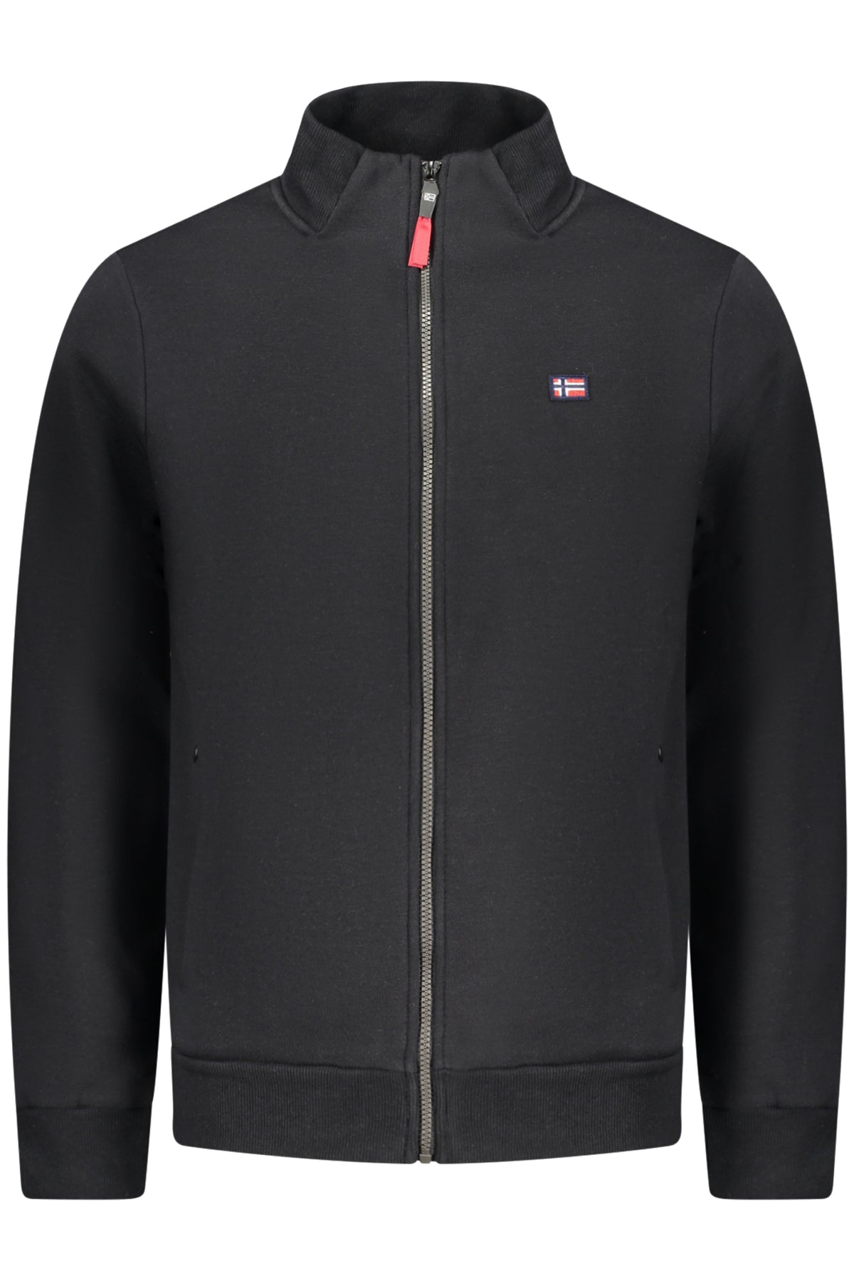 NORWAY 1963 FELPA CON ZIP UOMO NERO