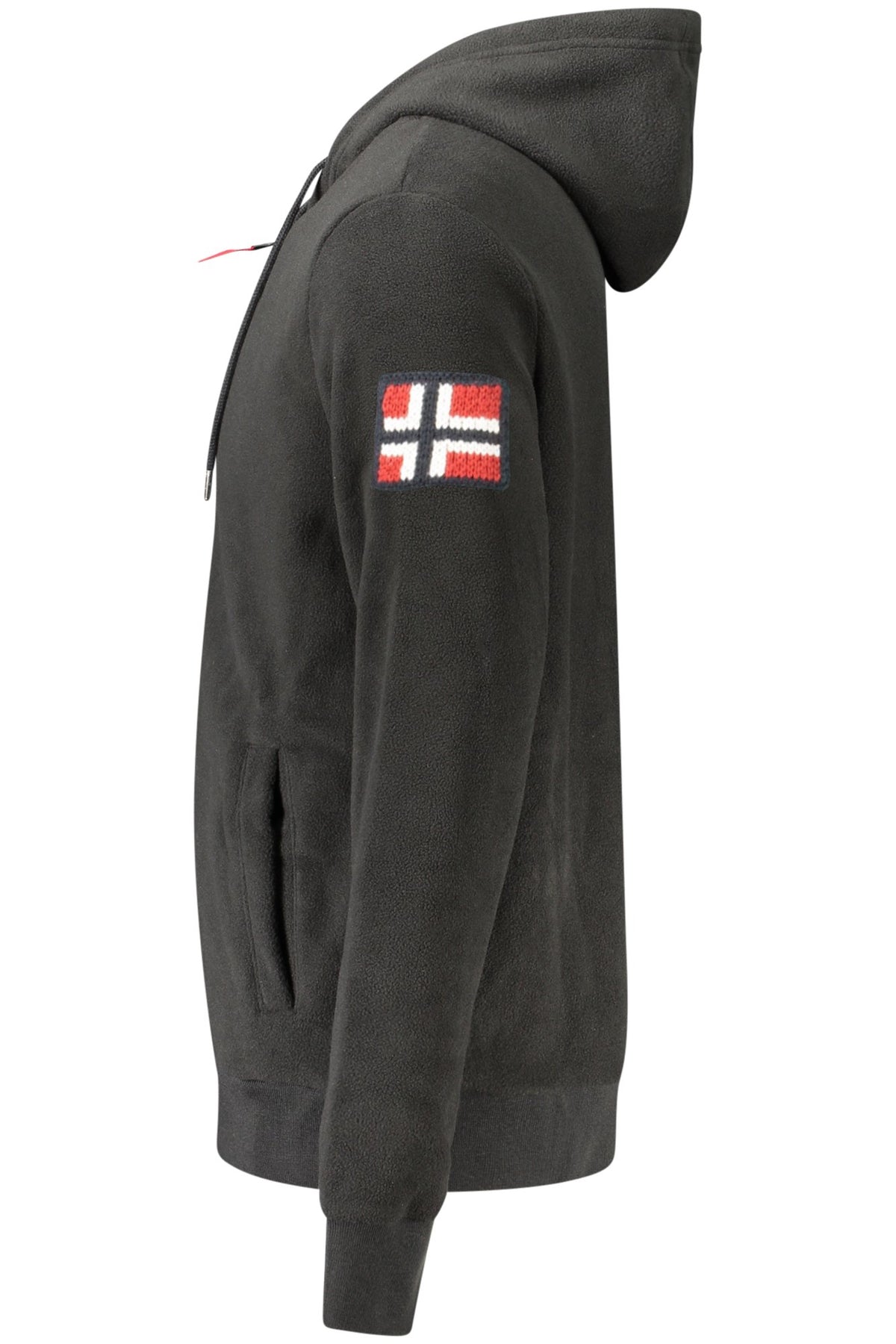 NORWAY 1963 FELPA CON ZIP UOMO NERO