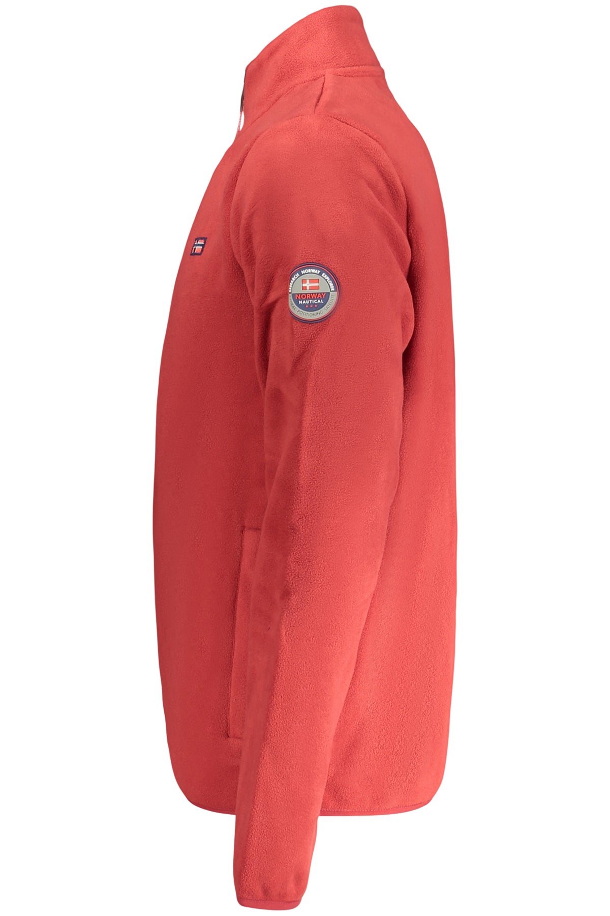 NORWAY 1963 FELPA CON ZIP UOMO ROSSO