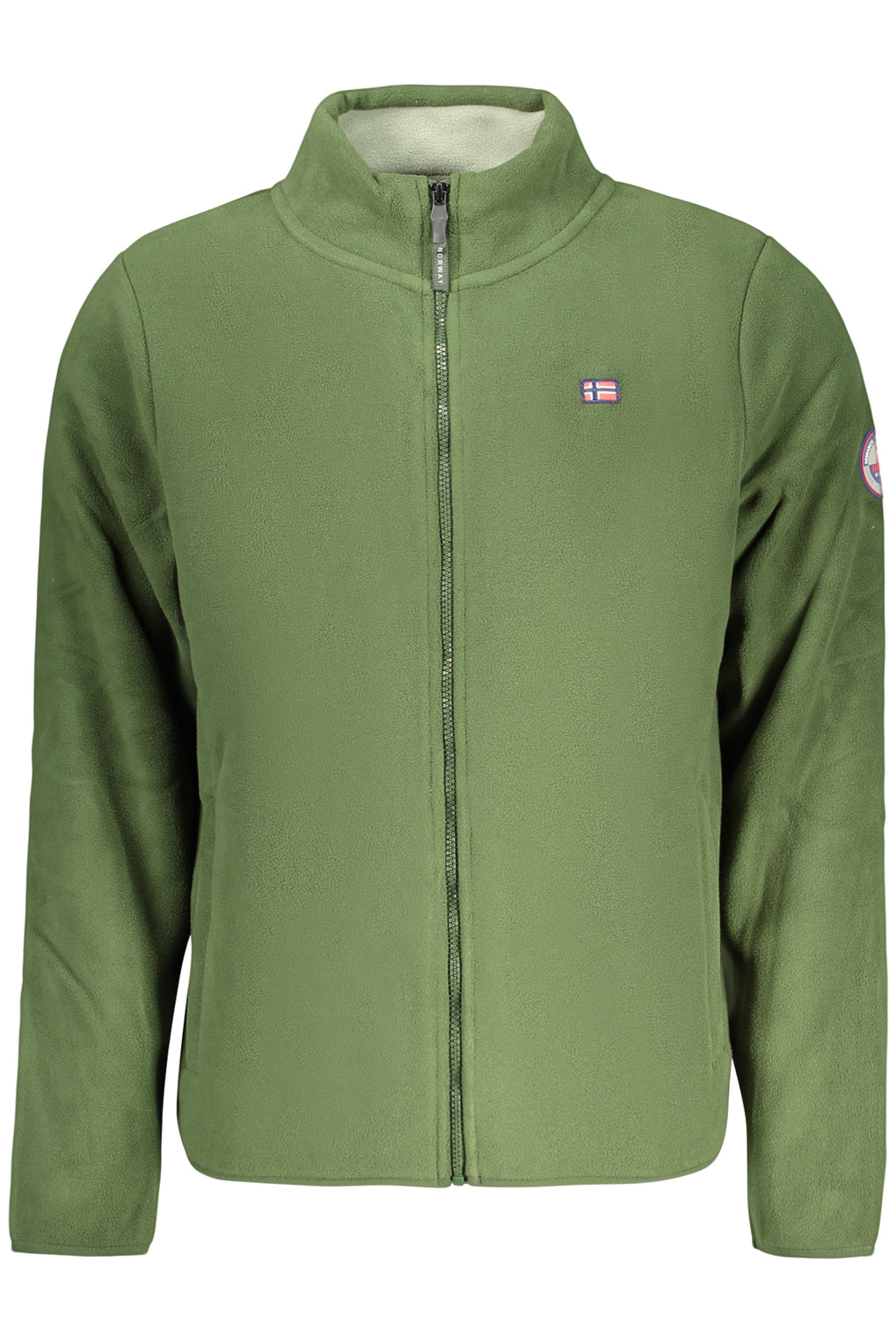 NORWAY 1963 FELPA CON ZIP UOMO VERDE