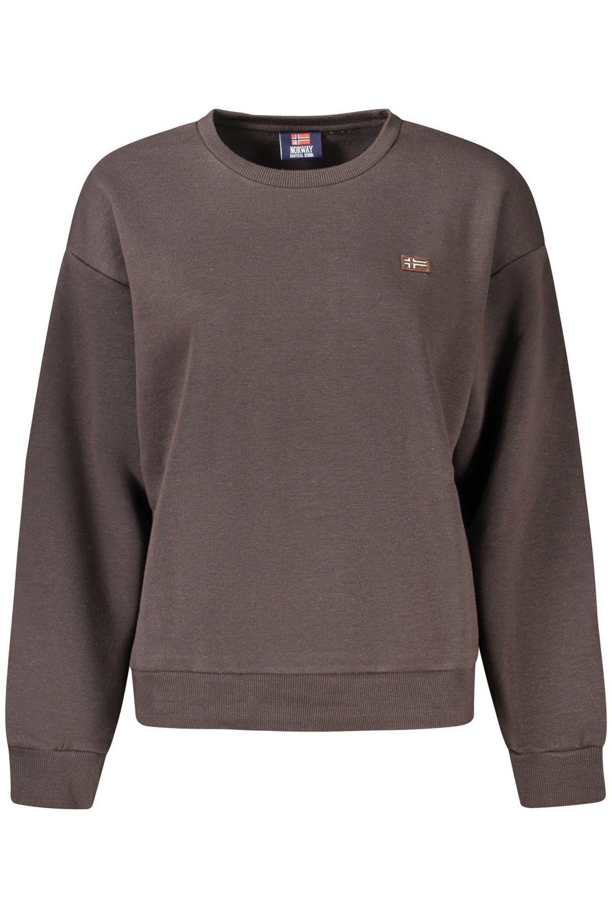 NORWAY 1963 FELPA SENZA ZIP DONNA MARRONE