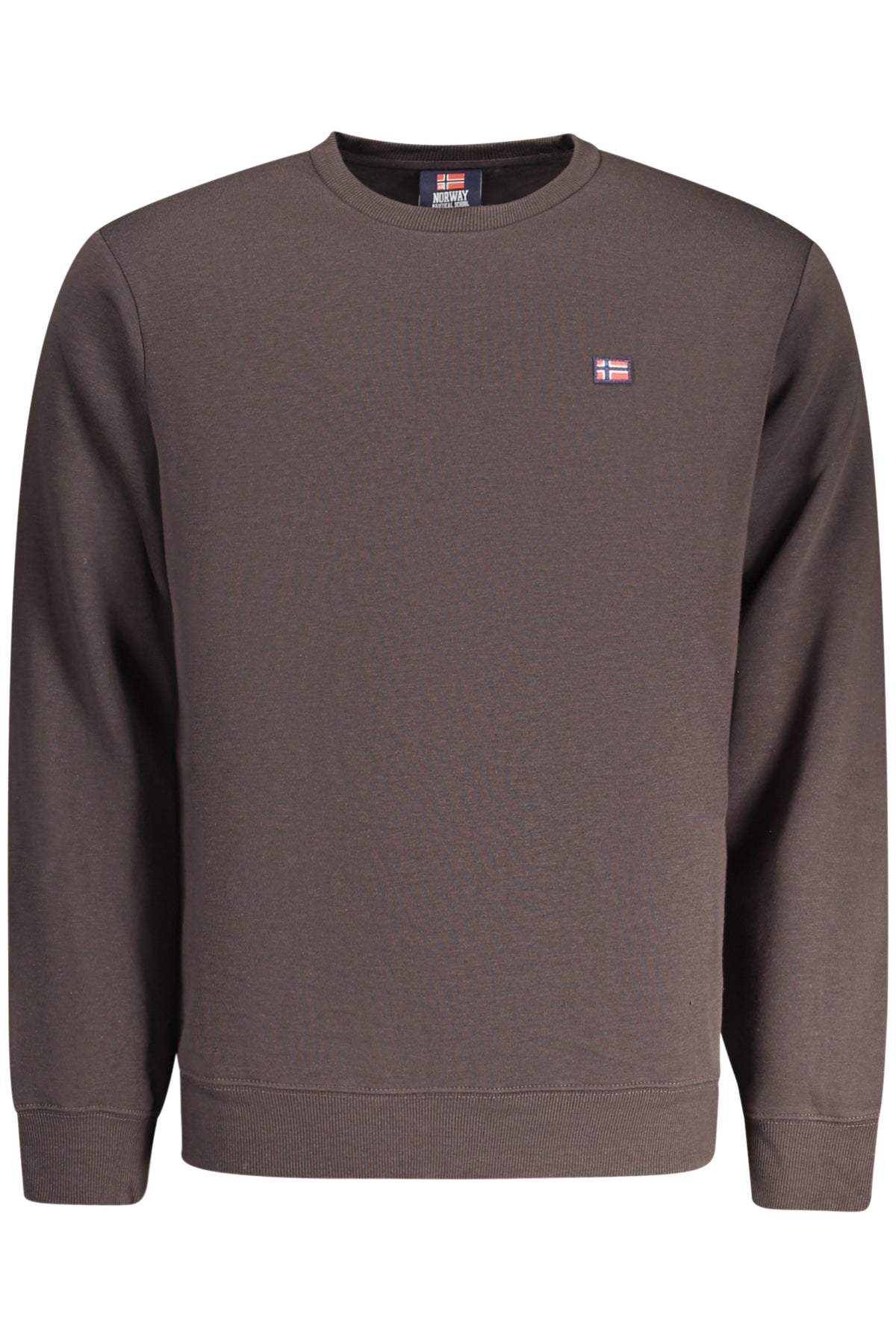 NORWAY 1963 FELPA SENZA ZIP UOMO MARRONE