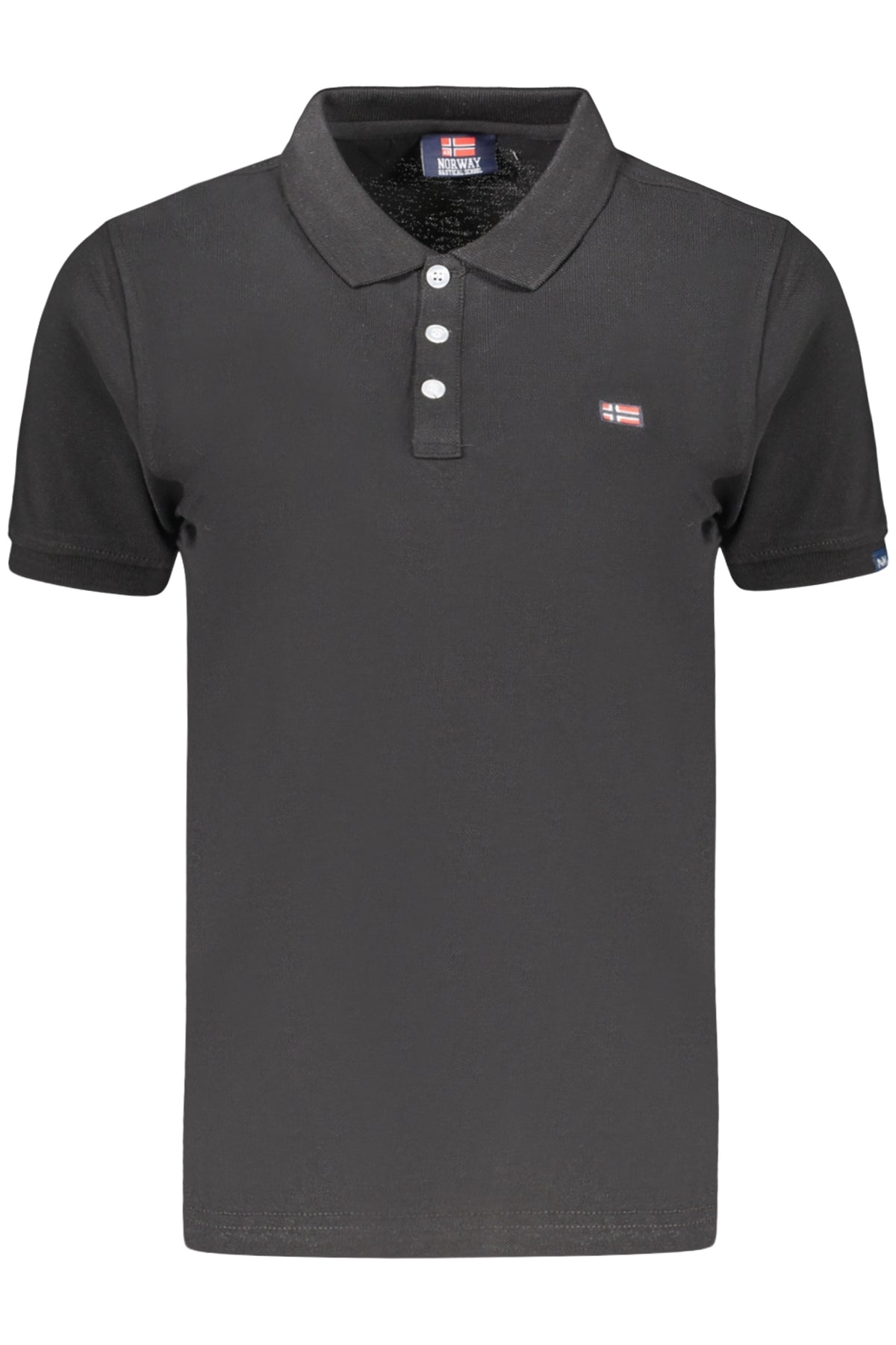 NORWAY 1963 POLO MANICHE CORTE DONNA NERO