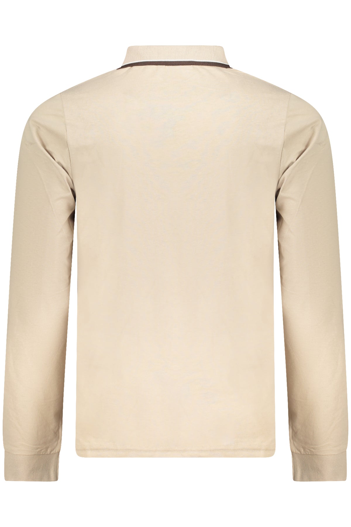 NORWAY 1963 POLO MANICHE LUNGHE UOMO BEIGE
