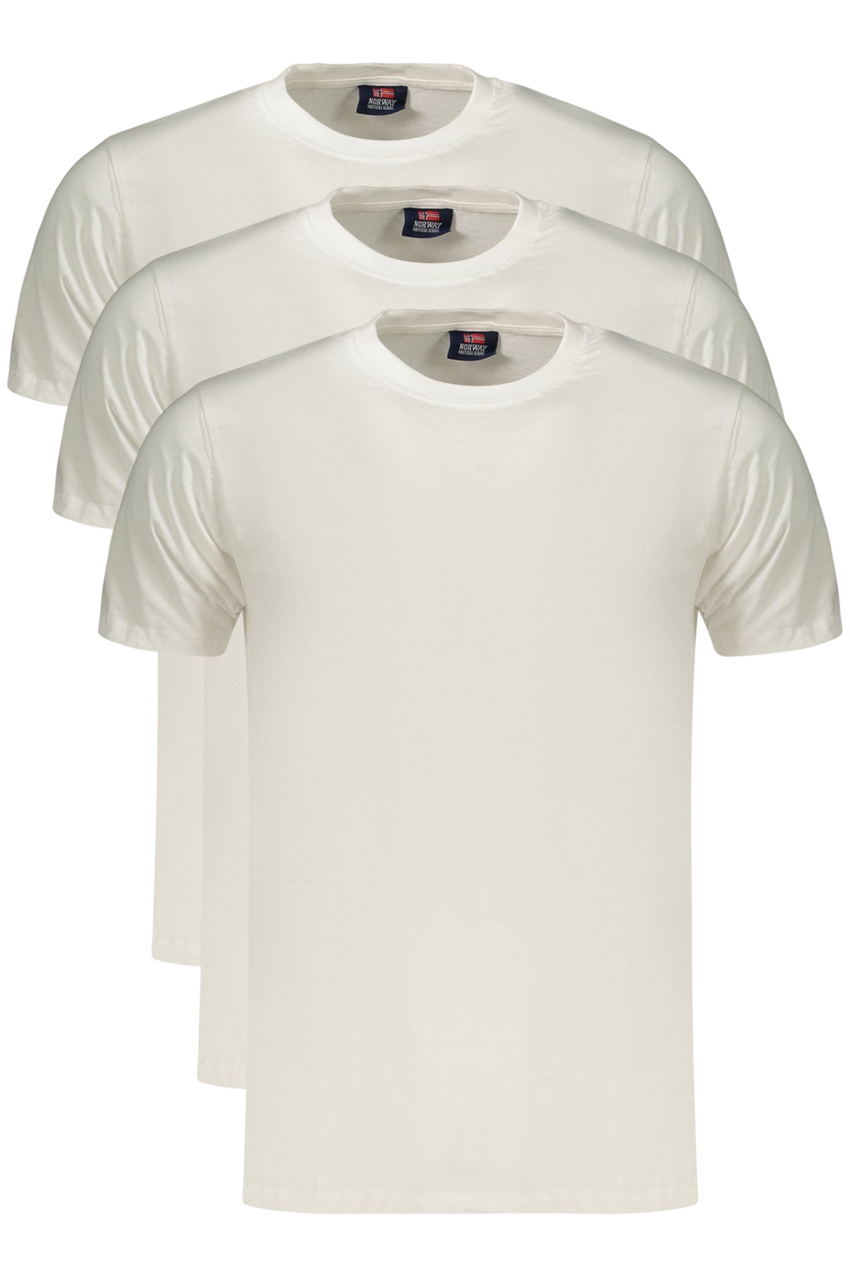 NORWAY 1963 T-SHIRT MANICHE CORTE UOMO BIANCO