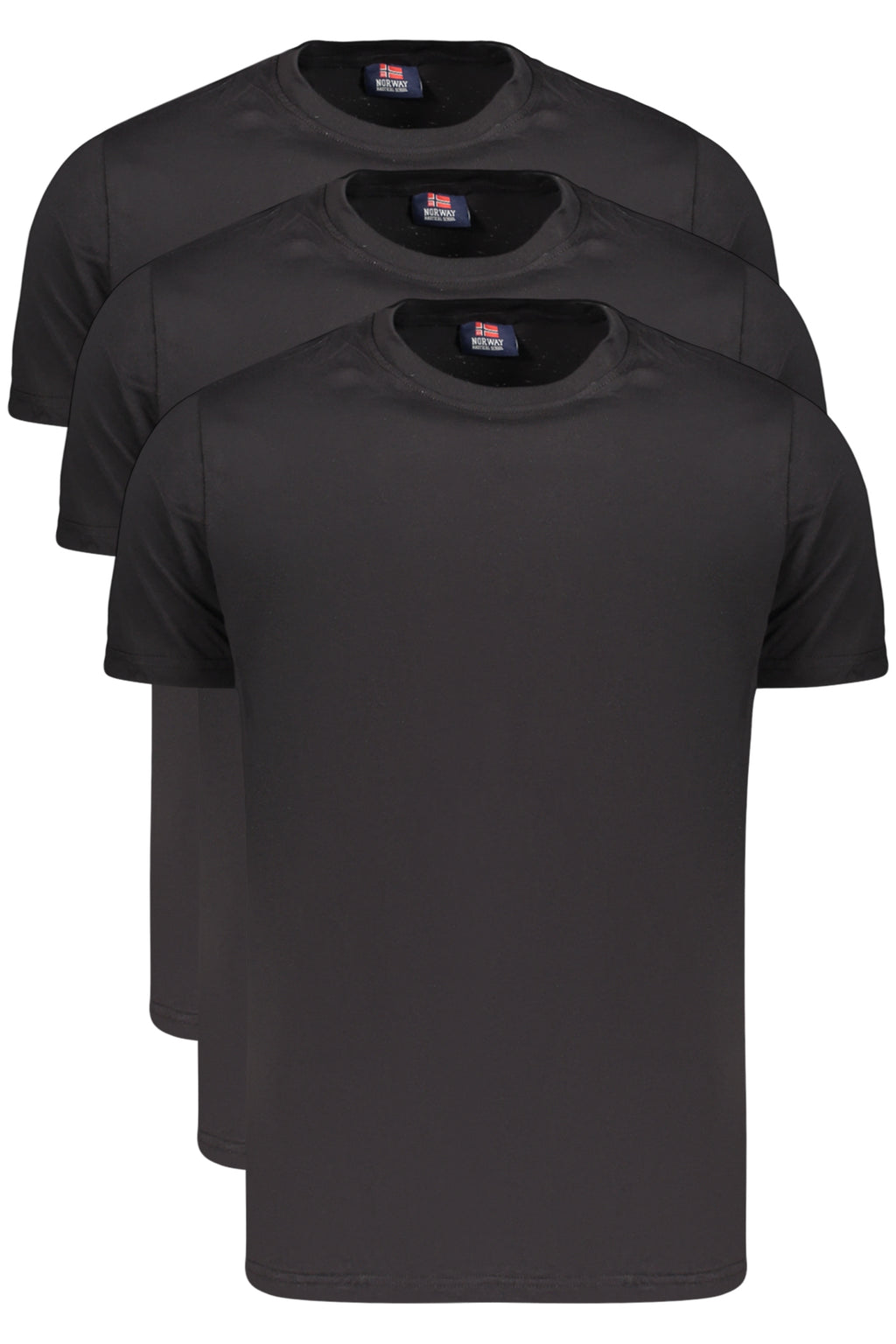 NORWAY 1963 T-SHIRT MANICHE CORTE UOMO NERO