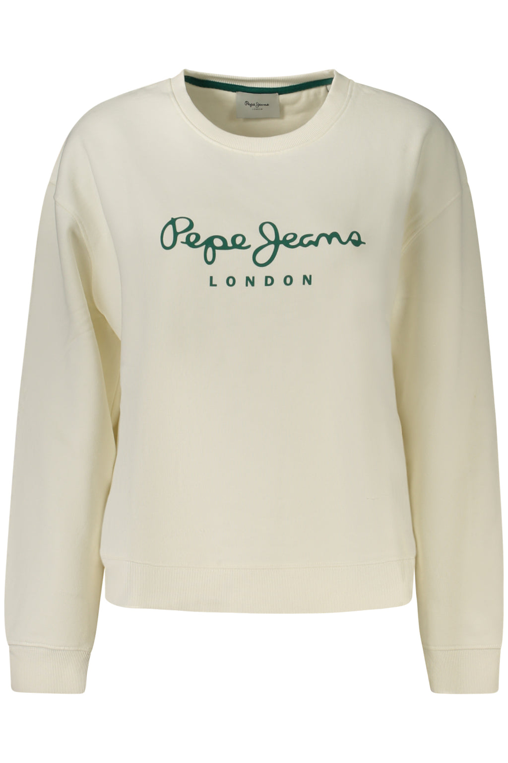 PEPE JEANS FELPA SENZA ZIP DONNA BIANCO