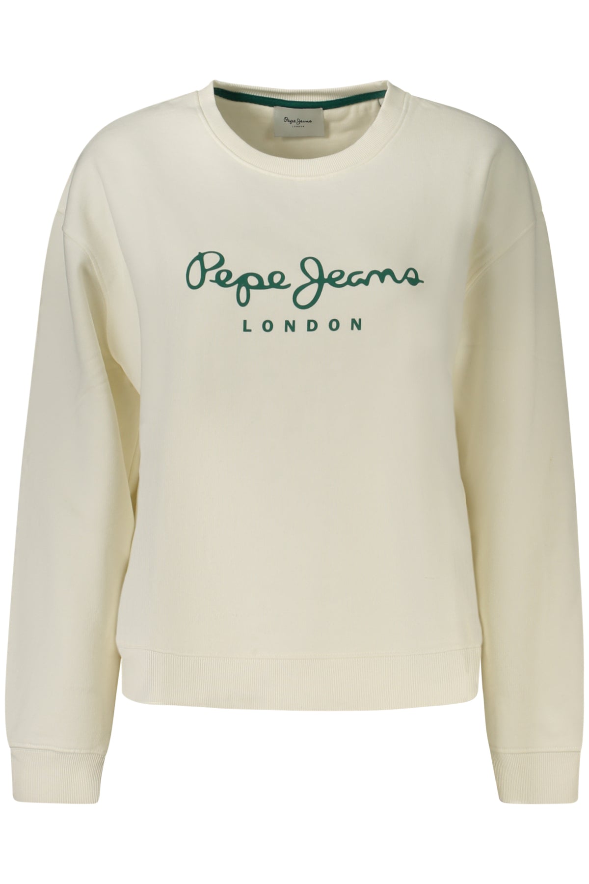 PEPE JEANS FELPA SENZA ZIP DONNA BIANCO