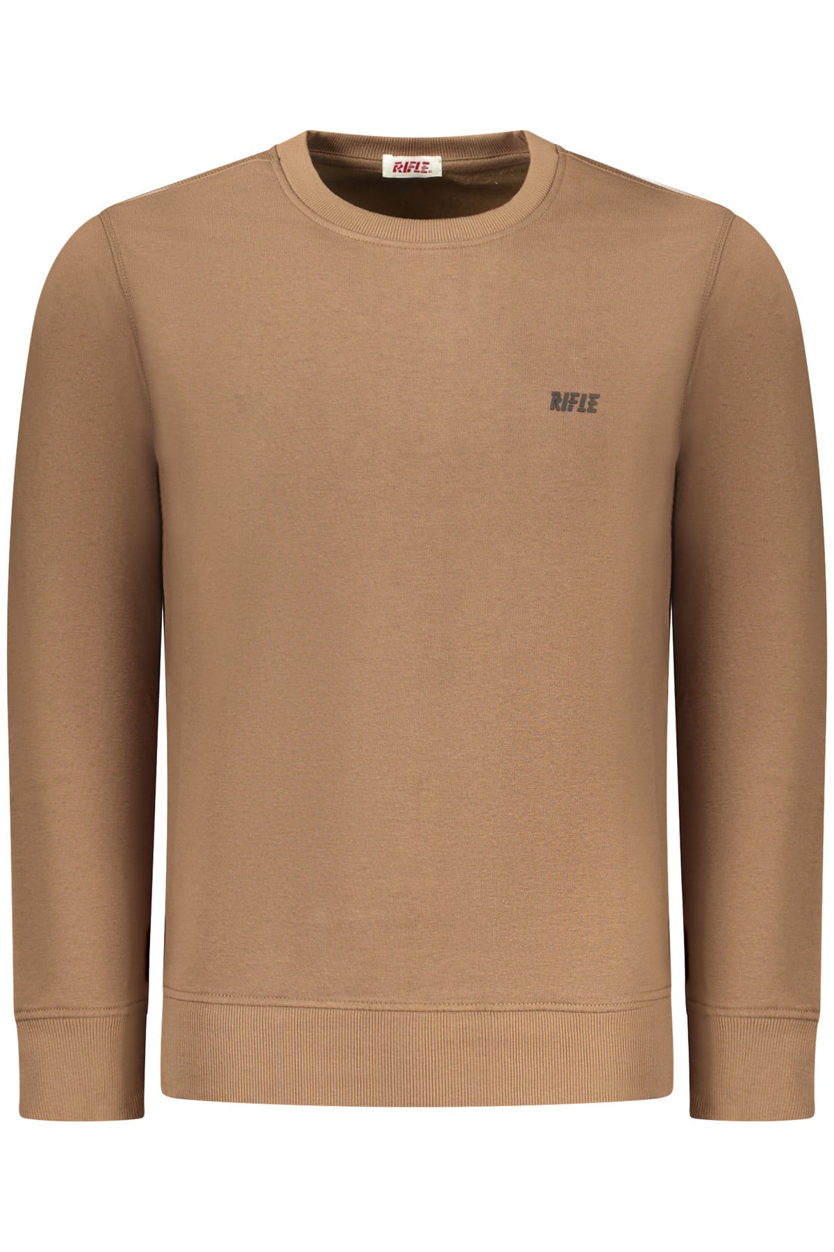 RIFLE FELPA SENZA ZIP UOMO MARRONE