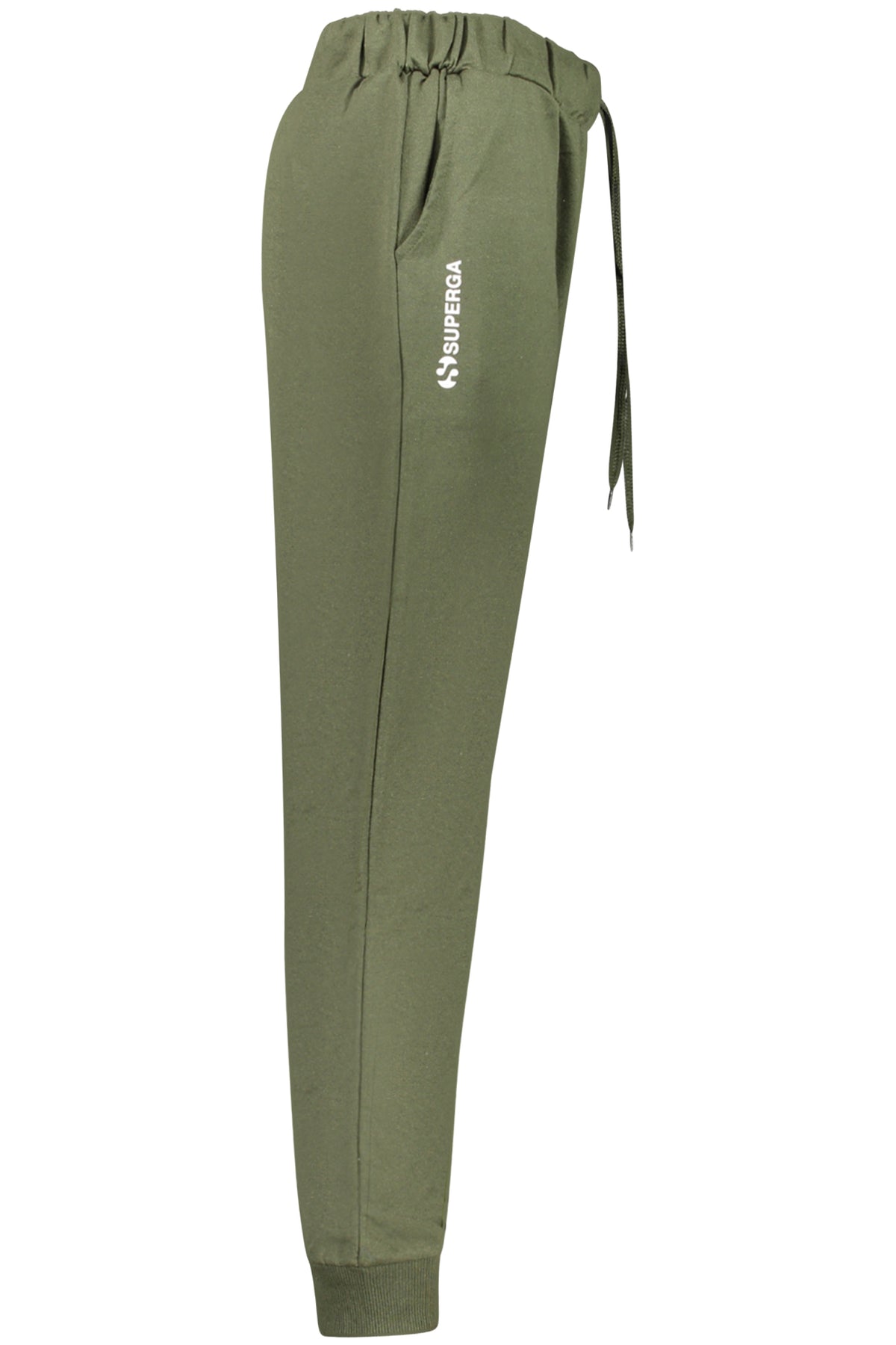 SUPERGA PANTALONE TUTA LUNGO UOMO VERDE