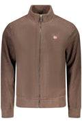 THE NORTH STONE FELPA CON ZIP UOMO MARRONE