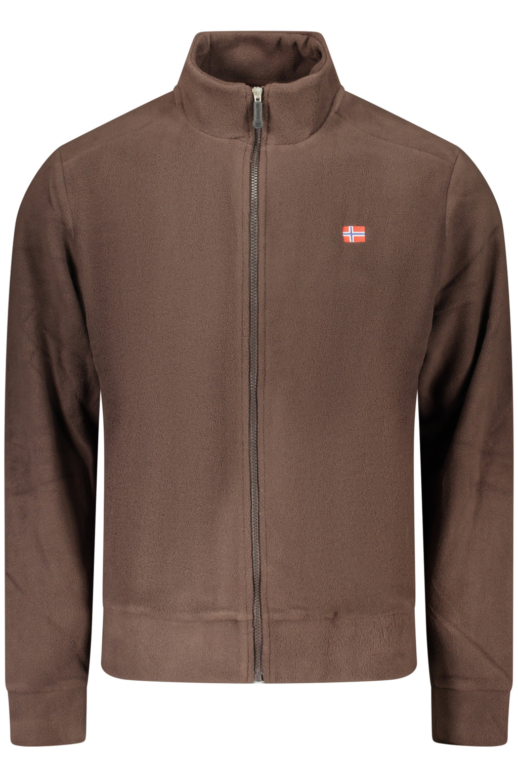 THE NORTH STONE FELPA CON ZIP UOMO MARRONE