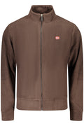 THE NORTH STONE FELPA CON ZIP UOMO MARRONE