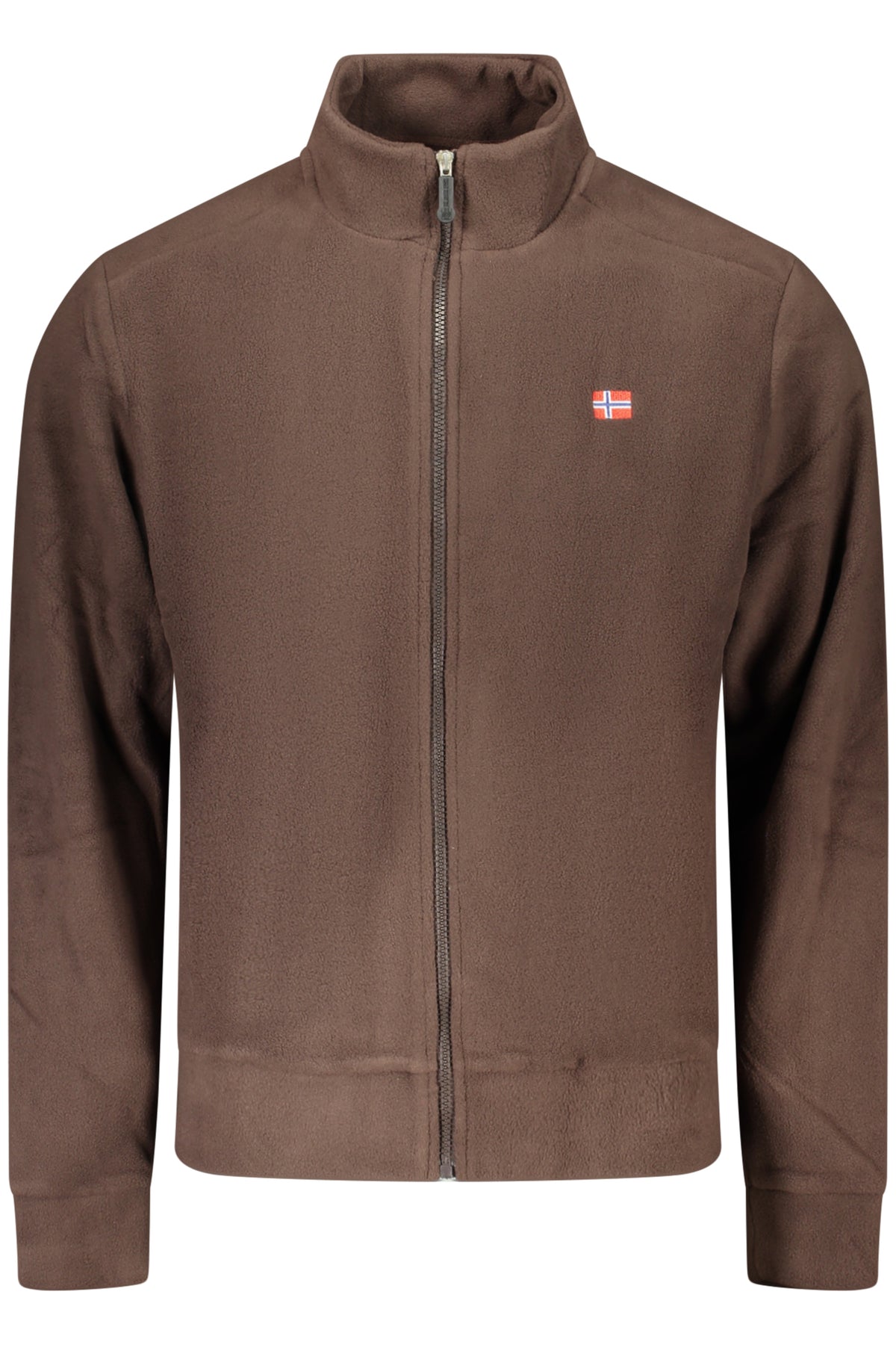 THE NORTH STONE FELPA CON ZIP UOMO MARRONE