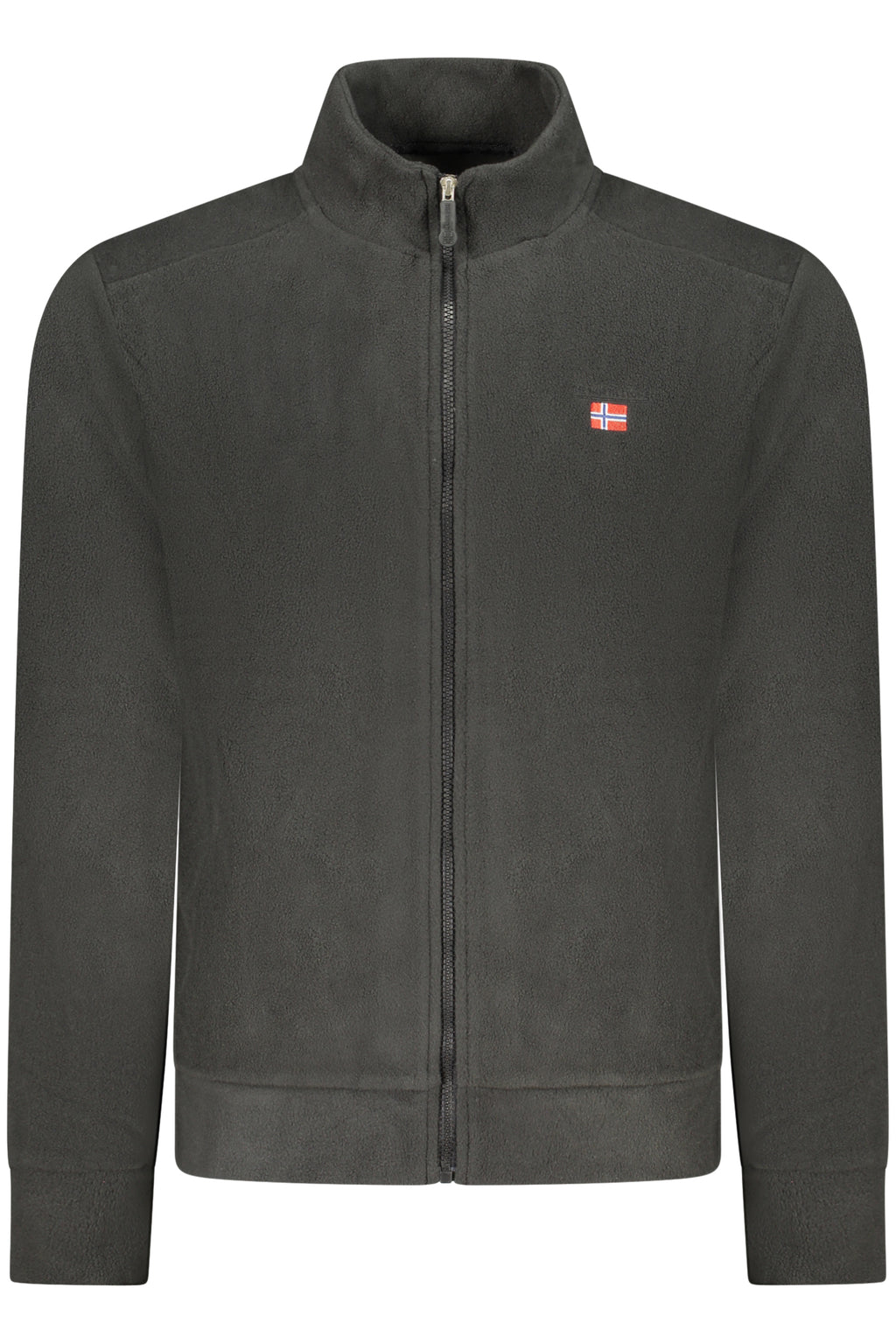 THE NORTH STONE FELPA CON ZIP UOMO NERO