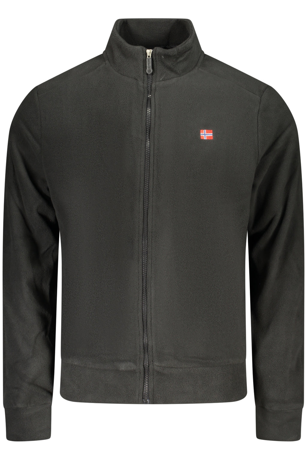 THE NORTH STONE FELPA CON ZIP UOMO NERO