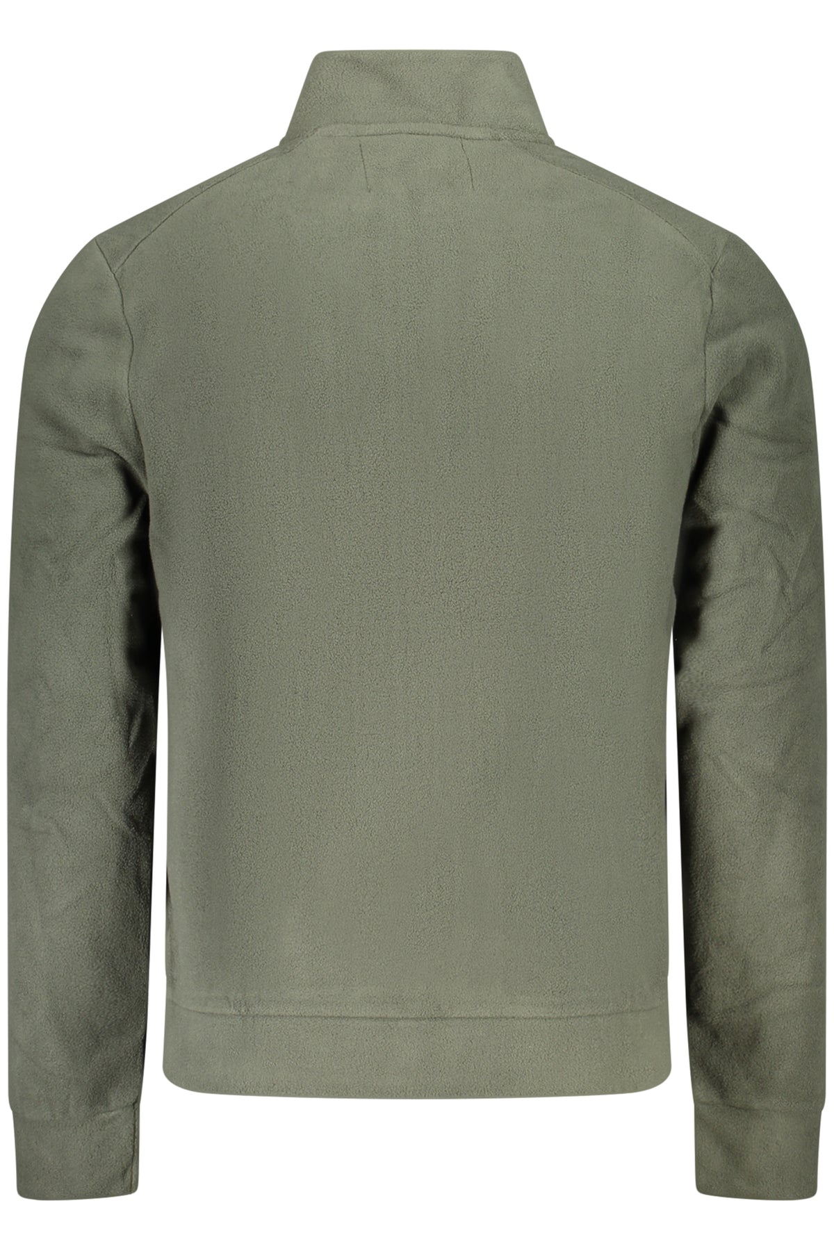 THE NORTH STONE FELPA CON ZIP UOMO VERDE