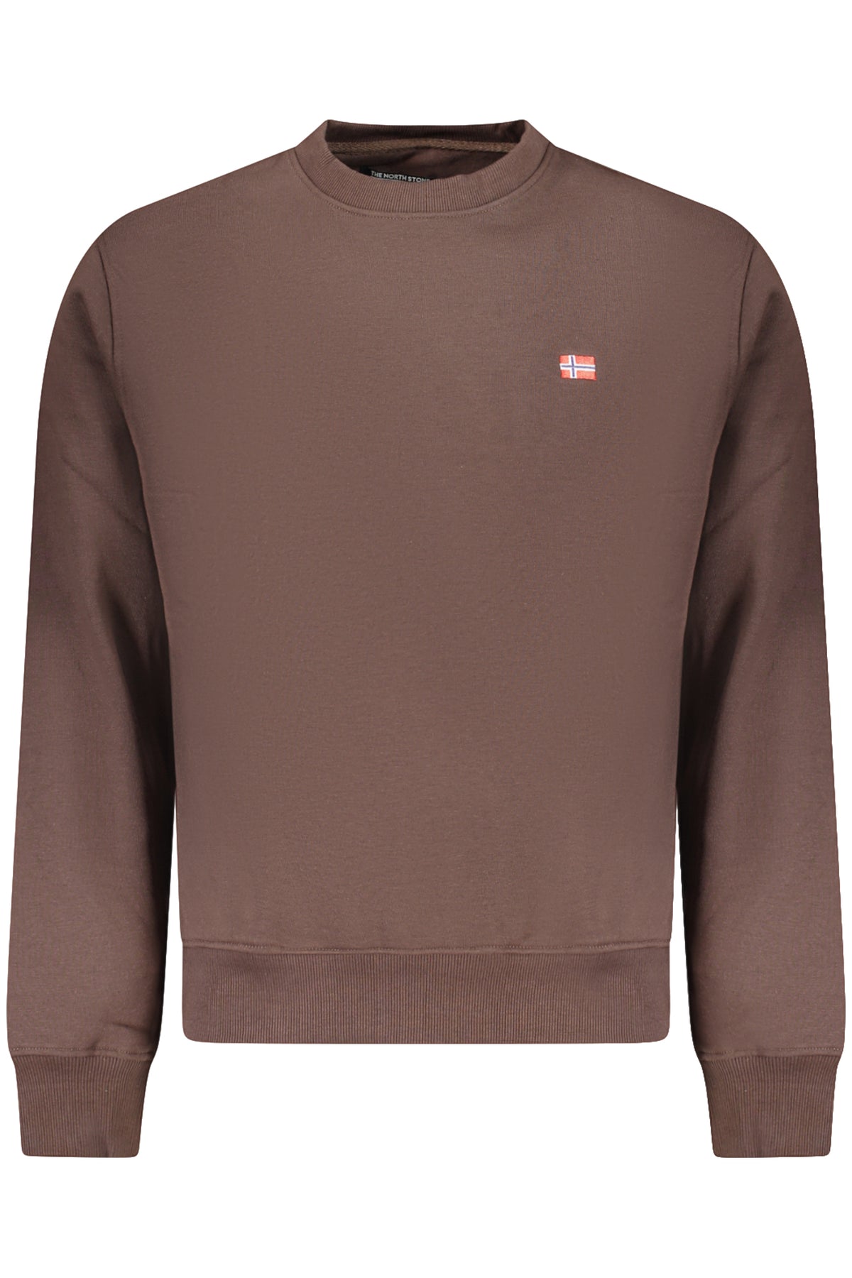 THE NORTH STONE FELPA SENZA ZIP UOMO MARRONE