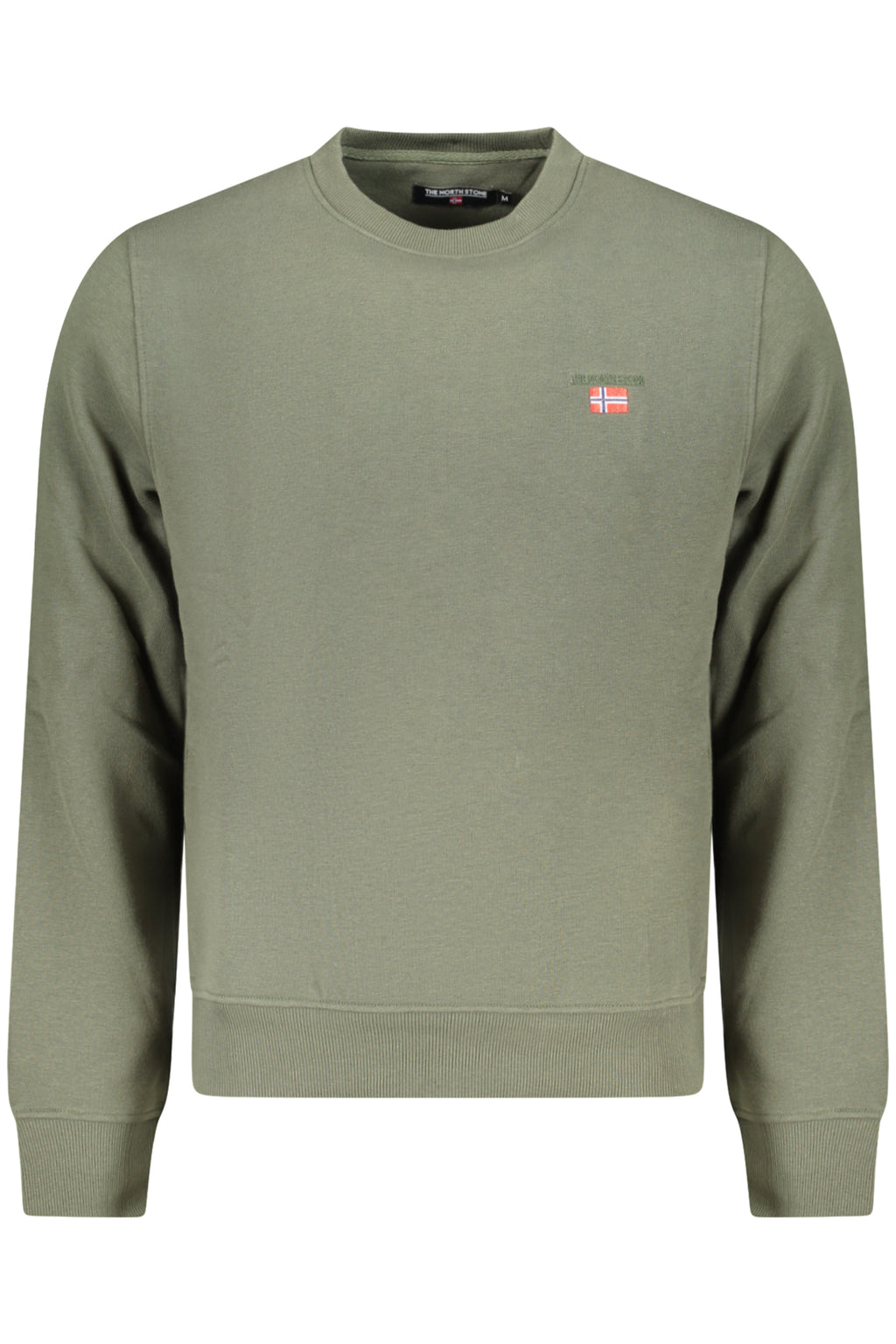 THE NORTH STONE FELPA SENZA ZIP UOMO VERDE