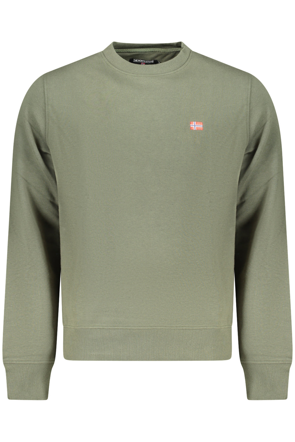 THE NORTH STONE FELPA SENZA ZIP UOMO VERDE