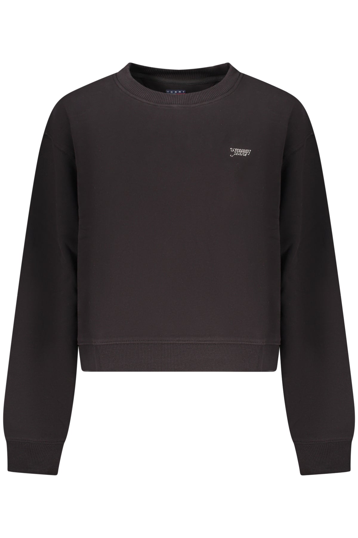 TOMMY HILFIGER FELPA SENZA ZIP DONNA NERO