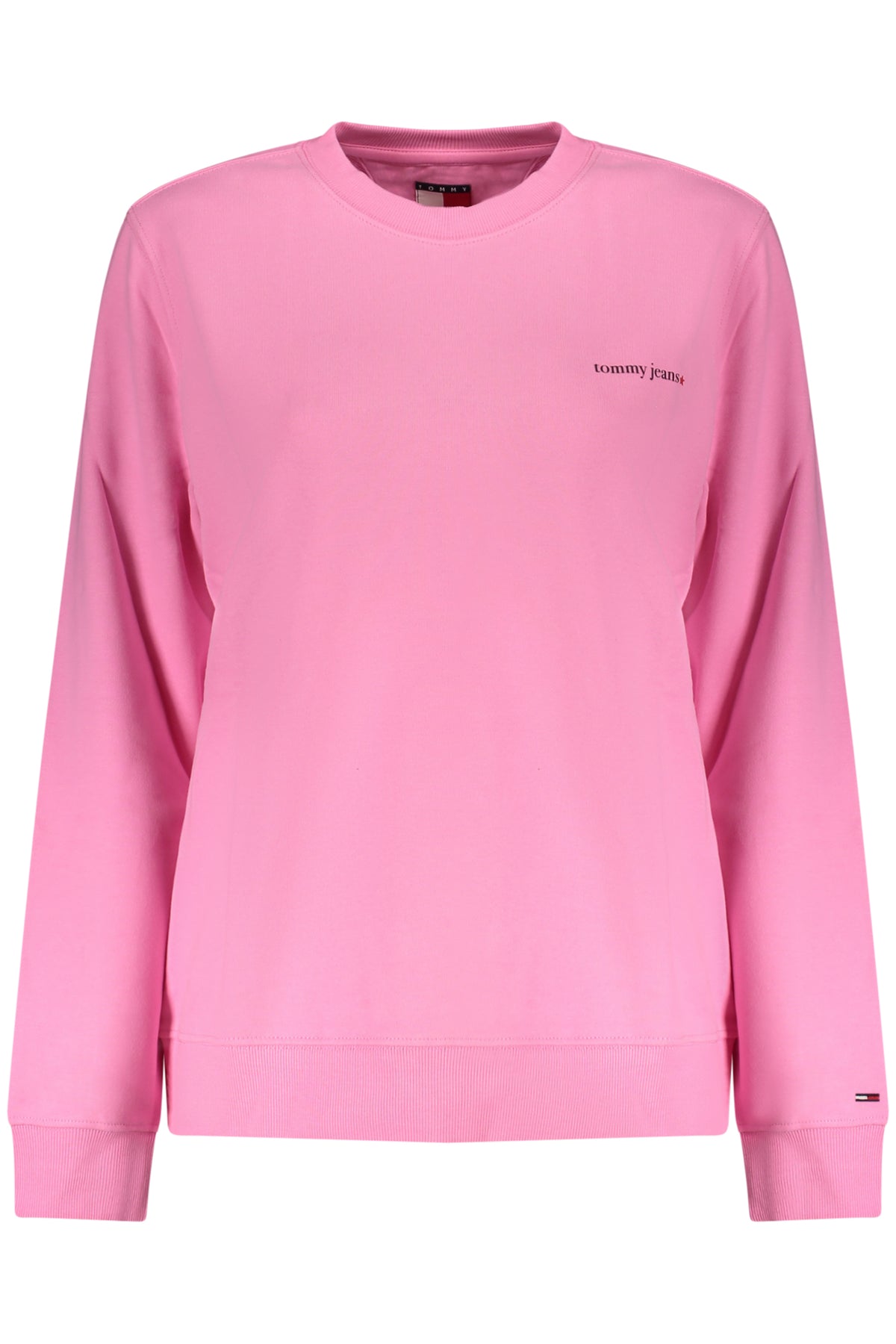 TOMMY HILFIGER FELPA SENZA ZIP DONNA ROSA