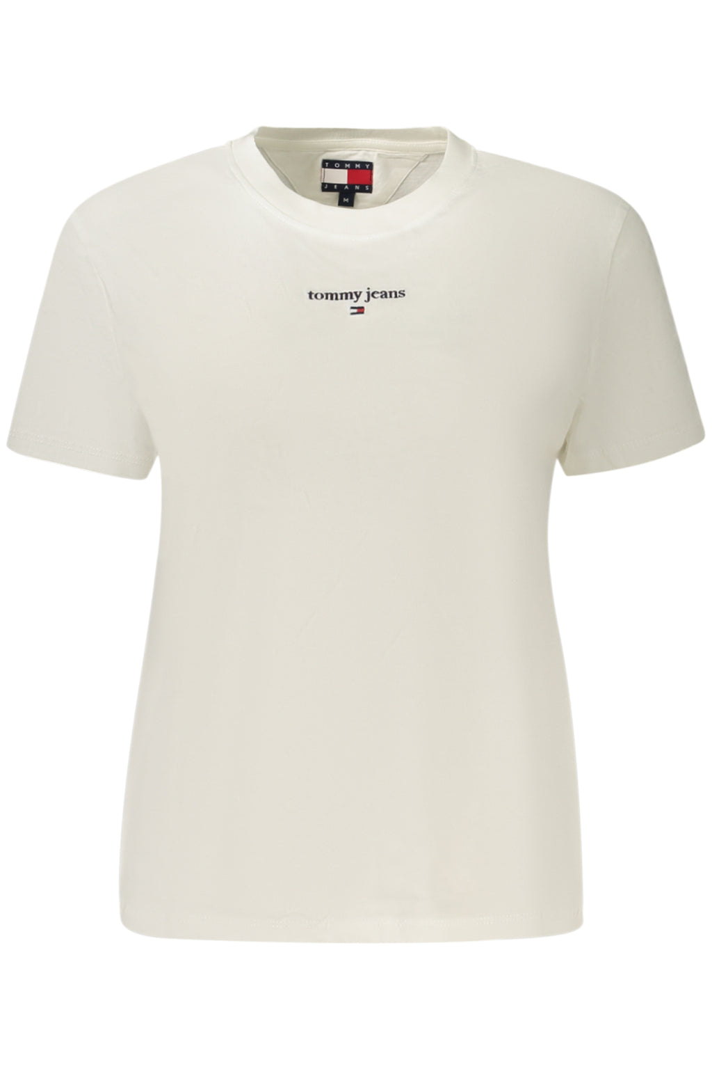 TOMMY HILFIGER T-SHIRT MANICHE CORTE DONNA BIANCO