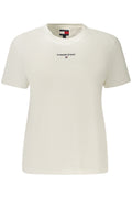 TOMMY HILFIGER T-SHIRT MANICHE CORTE DONNA BIANCO