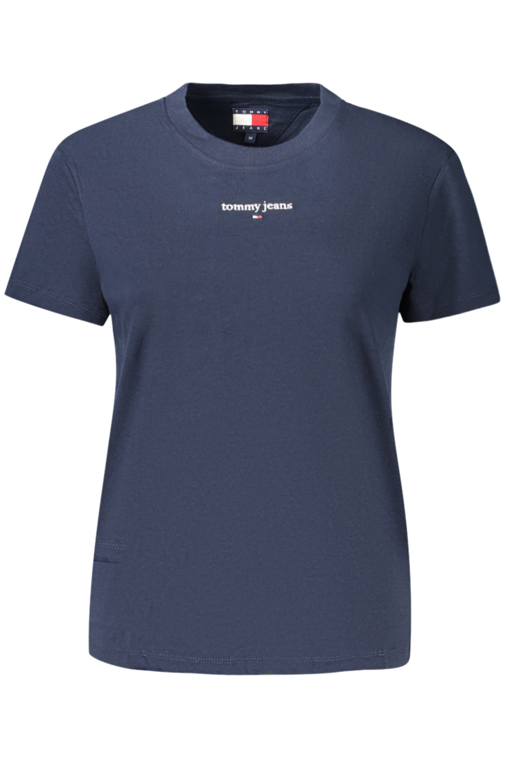 TOMMY HILFIGER T-SHIRT MANICHE CORTE DONNA BLU