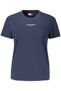 TOMMY HILFIGER T-SHIRT MANICHE CORTE DONNA BLU