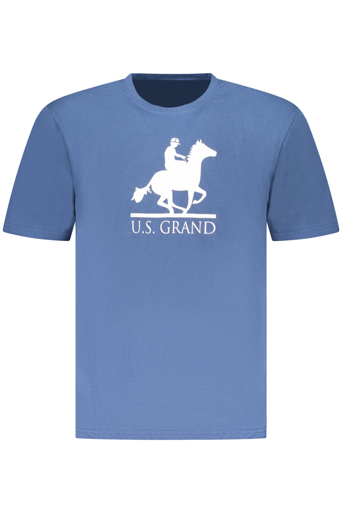 U.S. GRAND T-SHIRT MANICHE CORTE UOMO BLU